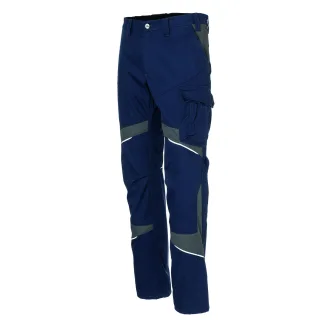 KÜBLER ACTIVIQ cotton+ Damenhose dunkelblau/anthrazit 54 - 2550 3421-4897-54