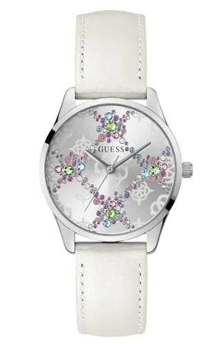 Guess Luster Damen Weißer Uhr GW0837L1