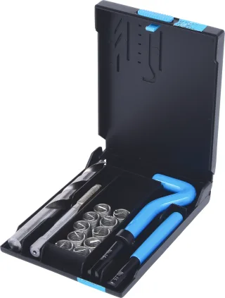 KS Tools Nirostahl Gewinde-Reparatur-Satz M12x1,5x16,5mm, 14-tlg - 150.6120