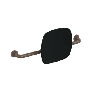 Hewi 801 Rückenstütze 801.51.916384 Wandabstand 150mm, Lehne tiefschwarz, umbra