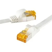 SEBSON LAN Kabel 5m CAT 7 flach, Netzwerkkabel 10 Gbit/s, RJ45 Stecker Netzkabel, (500 cm)