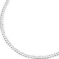 Smart Jewel Panzerkette Panzerkette diamantiert, massiv, Silber 925