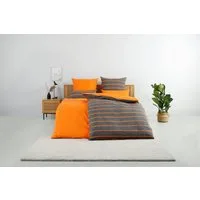 OTTO home Bettwäsche Katja, Linon, 2 teilig, Bettwäsche aus Baumwolle, Bettwäsche mit Streifen-Design, Wendeoptik