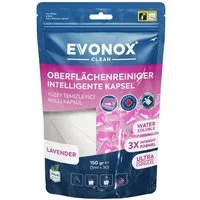 EVONOX Oberflächenreiniger–Für alle Böden Leistungsstarke, praktische Kapseln Fussbodenreiniger (Für alle Oberflächen Vielseitige, perfekte Reinigung, angenehmer Duft)
