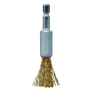 Makita Pinselbürste - gewellt - verzinkt - 1/4 Zoll-Sechskant - D-73704