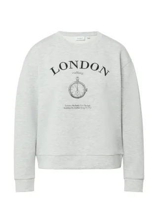 comma - Sweatshirt grau - Gr. - 36
