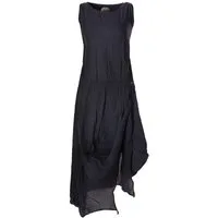 Vishes Maxikleid Ärmelloses Lagenlook Kleid zum Hochbinden Elfen, Hippie, Ethno, Goa Style
