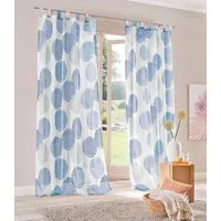 OTTO home Gardine Belem (1 St), Schlaufen, transparent, Voile, 1 oder 2 Schals, Vorhang, Fertiggardine, Kreise