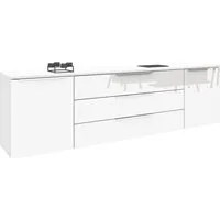 borchardt Möbel Sideboard Oliva, hängend oder stehend mit Metallgriffen, Breite 166 oder 200cm, 2 Türen 3 Schubfächer
