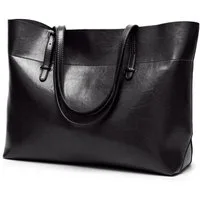 AURIVION Tragetasche Damen Laptoptasche aus PU Leder, große Shopper Tasche (Set, 1-tlg., Business Tote Bag Damen für Arbeit, Reise & Schule), Wasserdichte Schultertasche mit Reißverschluss für Büro