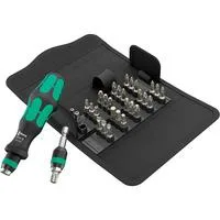 Kraftform Kompakt 70 Universal, 32-teilig, Bit-Satz schwarz/grün, 1/4", inkl. Steckgriff