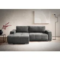 Home affaire Ecksofa Bolero L-Form, B: 241 cm, Couch & Wohnlandschaft, wahlweise mit Bettfunktion & Bettkasten