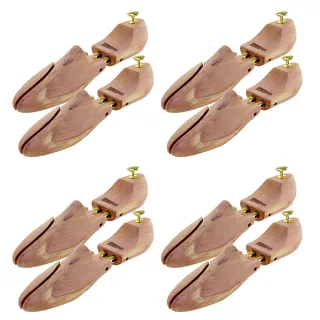 Schuhspanner aus Zedernholz Echtholz für Damen und Herren mit Doppelfeder Optima...