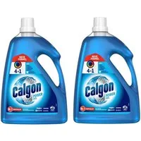 Calgon 4in1 Power Gel (2 x 2,15l) Wasserenthärter (Doppelpack, [2-St. Wirksam gegen Kalk, Schmutz, Gerüche und Korrosion)