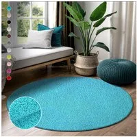 Sanat Hochflor-Teppich LOCA, rund, Höhe: 30 mm, Wohnzimmer, Langflor, Shaggy, Schlafzimmer