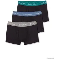 Calvin Klein Underwear Trunk LOW RISE TRUNK 3PK (Packung, 3-St., 3er-Pack) mit Logoschriftzügen