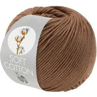 LANA GROSSA SOFT COTTON Häkelwolle, 140 m (weiches, vielseitiges Garn für höchsten Tragekomfort), 50 g