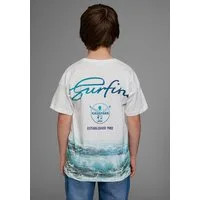 Chiemsee T-Shirt WAVE Kurzarm, Basic-Passform, bedruckt, Rundhalsausschnitt