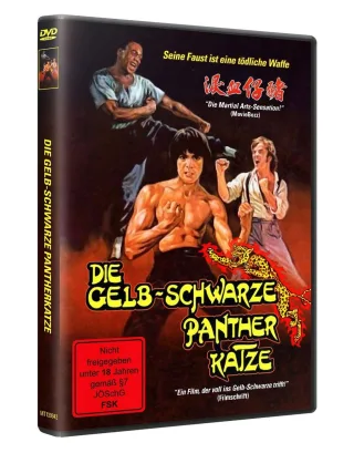 Die gelbschwarze Pantherkatze