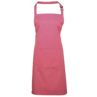 Premier Damen/Frauen Farben Bip Schürze mit Tasche (Fuchsia)