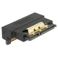 Adapter SATA 22Pin Buchse > Stecker schwarz, nach unten abgewinkelt