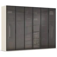 rauch Kleiderschrank Schrank Garderobe SKAT SHINE Breiten 151/201/251/301cm, Höhe 223/235cm (3 verschiedene Ausstattungen BASIC/CLASSIC/PREMIUM (inkl. SOFT-CLOSE) edle Schrankfront mit hochwertigen Glasrahmentüren MADE IN GERMANY