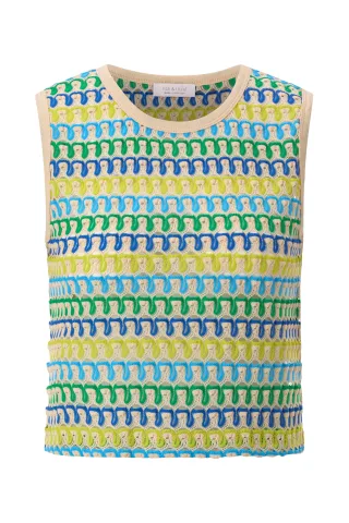 Rich & Royal - Raschel Top white stone - Gr. - XL