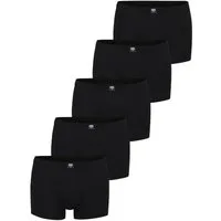 CECEBA Boxershorts CECEBA Herren Short-Pants schwarz uni 5er Pack (5-St)