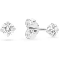 FAVS Paar Ohrstecker FAVS Damen-Ohrstecker 375er Weißgold 2 Zirkonia
