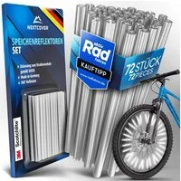 Nextcover Fahrradreflektor Nextcover® Speichenreflektoren Fahrrad - Das Original - 3M Scotchlite, (72 St)