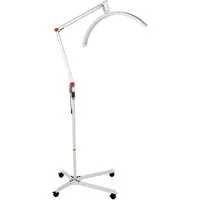 ayex UV-Reflektorlampe LED Halbmondlampe Wimpernverlängerung Duale Farbtemperatur 4 Räder