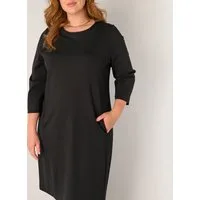 Base Level Curvy Etuikleid Addy in formstabilem Viskosemix