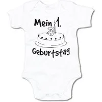 G-graphics Kurzarmbody Mein 1. Geburtstag Baby Body mit Spruch / Motiv / Aufdruck • zum ersten Geburtstag