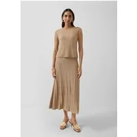 s.Oliver Midikleid Kleid Strick-Set aus Metallic-Garn