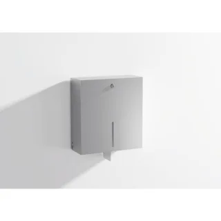 Hewi System 900 WC-Großrollenhalter 900.21.001XA aus Edelstahl, matt geschliffen, Wandmontage