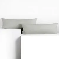 Restilo Seitenschläferkissenbezug Kissenbezug Kissenbezüge Baumwolle Seitenschläfer Stillkissen, (2 Stück), mehrere Größen und Farben