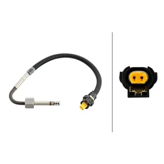 Hella Sensor f?r Abgastemperatur Mercedes Gl-Klasse Gle Gls M-Klasse 6PT358181-681