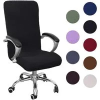 Diwzbyn Bürostuhlhusse Abnehmbare Elastische Universal Stretch Stuhlhussen Stuhlbezug, Computer Stuhl Schreibtischstuhl Drehstuhl Hussen