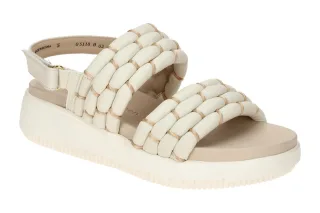 Paul Green Damen Sandale PG 6165-01 Beige Cream Plateau Sandaletten Super Sof...
