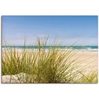 Artland Wandbild Dünengras, Strand (1 St), als Leinwandbild, Poster in verschied. Größen