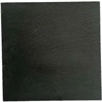 Gasper Getränkeuntersetzer Schieferplatte 25 x 25cm, Deko Untersetzer Naturschiefer Geschnitten
