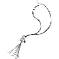 Firetti Kette mit Anhänger mit kleiner Rose und Herz (1-tlg), mit Glasstein