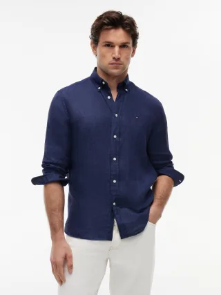 PIGMENT DYED LI SOLID RF SHIRT Carbon Navy - Gr. - XL