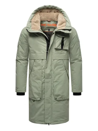Stone Harbour Herren Outdoorjacke Cyriaan mit Teddyfellkapuze & winddichtem Design