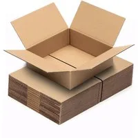 ARLI Versandkarton 80x Faltkarton 280 x 280 x 80 mm, 1 wellig Paket Karton Faltschachtel