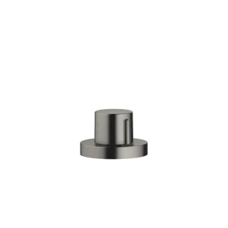 Dornbracht Exzenterbetätigung 10710970-99 Drehknopf mit runder Rosette, Dark Platinum matt