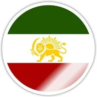 Spreadshirt Aufkleber Freies Iran Flagge Sticker Aufkleber