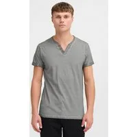 !Solid Rundhalsshirt SDTino Kurzarmshirt mit Knopfleiste