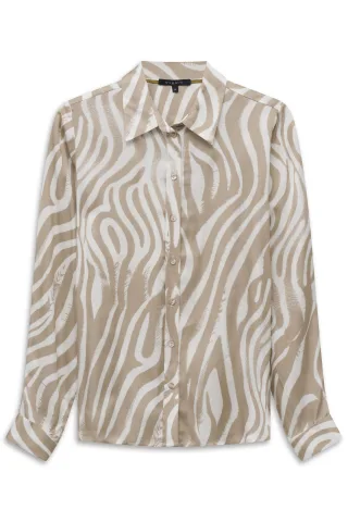 bugatti - Damenbluse beige - Gr. - 36