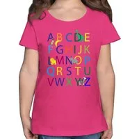 Shirtracer T-Shirt ABC Einschulung Einschulung Mädchen